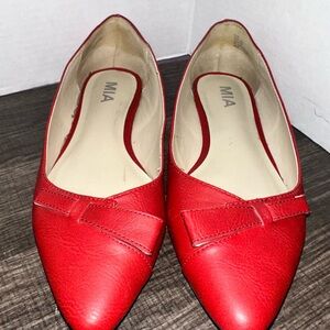 MIA Women's Vibrant Red Flats